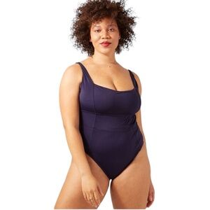 Women’s Andie Swimwear Havana One Piece • Navy • Size Large‎ • New with Tags